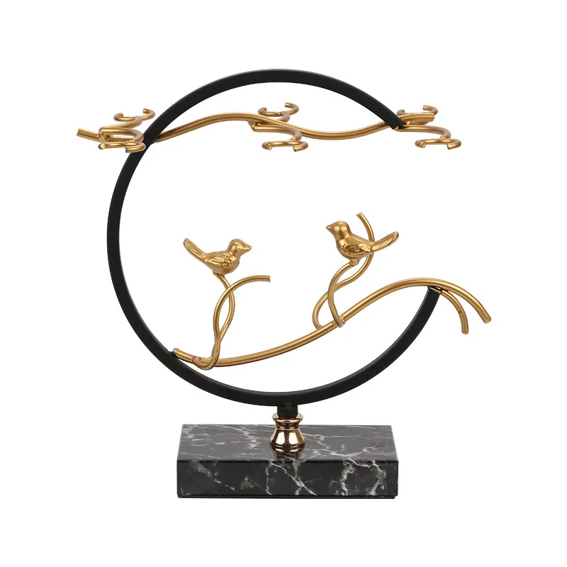 

European style iron red wine glass rack, household porch, living room, kitchen decoration, creative upside down