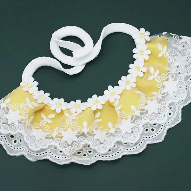 

Pet scarf cat lace bib puppy cat neck scarf turban large collar collar scarf turban collar coat dog accessories combing