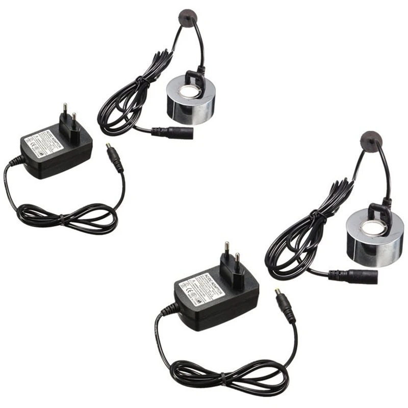 

2Pcs 45Mm Humidifier Ultrasonic Mist Maker Industrial Incubator 24V Nebulizer Atomizer Head Fogger