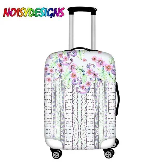 Чехол для багажника NOISYDESIGNS с цветочным рисунком и акварелью чехол багажа в