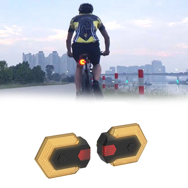 Bike Turn Signals with Smart Wireless Remote Control Tail Lights Front and Rear Cycling Warning Light | Спорт и развлечения