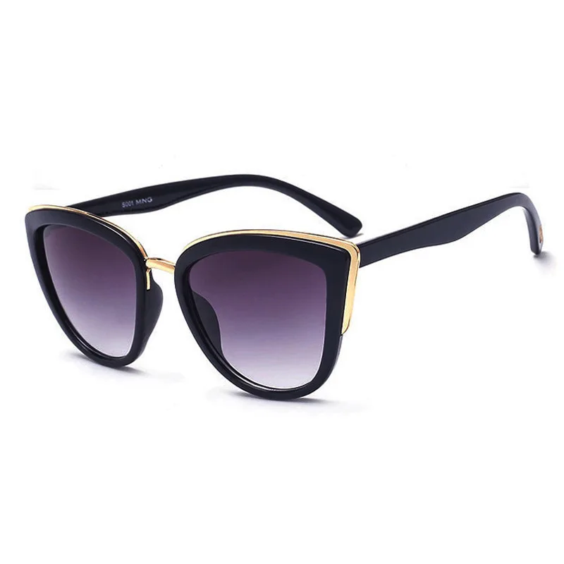 

Retro Cat Eye Sunglasses Plastic Women Vintage Leopard Big Sun Glasses Mirror Sunglasses Female UV400 Oversized Sunglasses