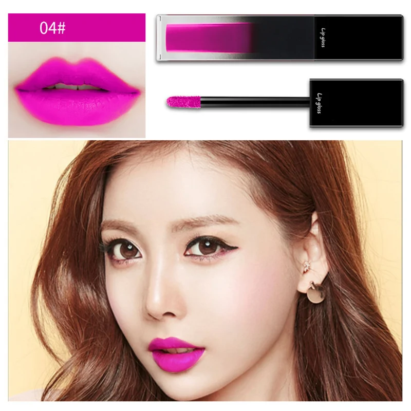 Женский макияж блеск для губ увлажняющая питательная жидкая помада инструмент
