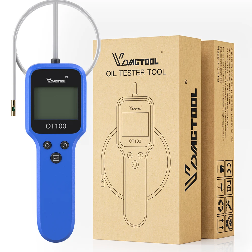 Автомобильный масляный тестер OBD2 VDIAGTOOL OT100 для автомобильного детектора качества