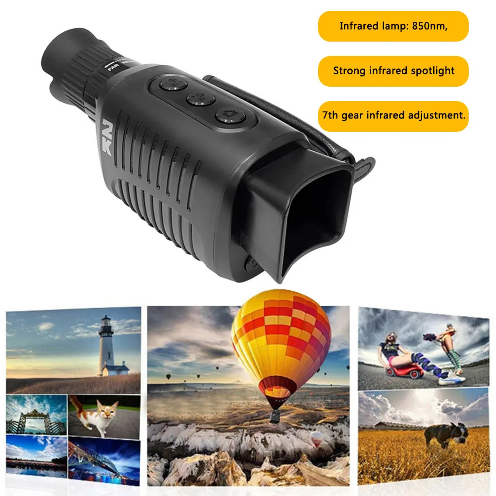 

HD Infrared Night Vision Device Monocular Night Vision Camera Outdoor Digital Telescope with Day and Night Dual-use for Hunting