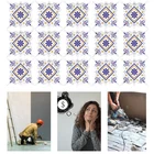 15 шт. 3D Европы Стиль пол Плитки Диагональ наклейки на стену Ванная комната Кухня линия талии арт настенная плитка виниловые наклейки на стены