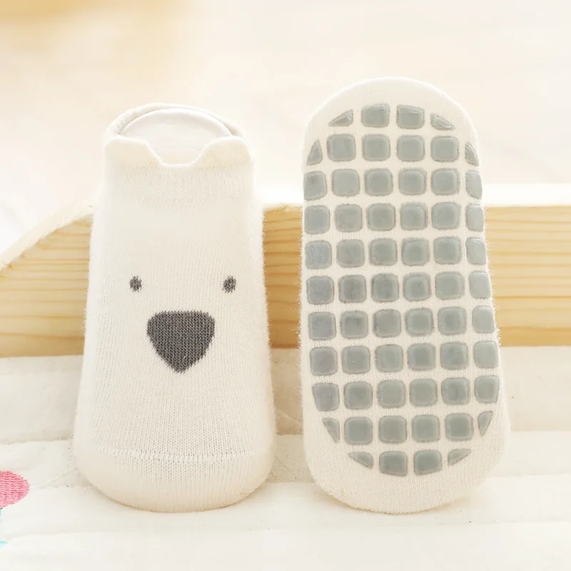 New Baby Socks Thin Section Cute Cartoon Cotton Socks Newborn Boneless Non-Slip Floor Socks