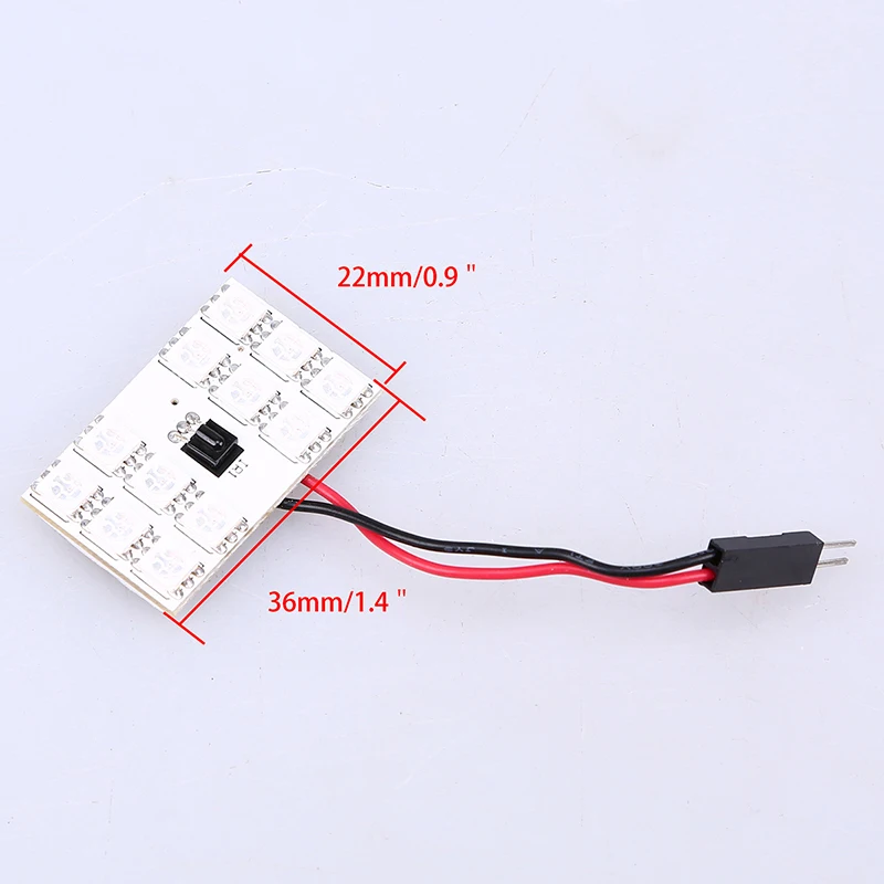 Светодиодная панель POSSBAY 5050 12/15/24/36 LED s RGB автомобильная интерьерная для чтения