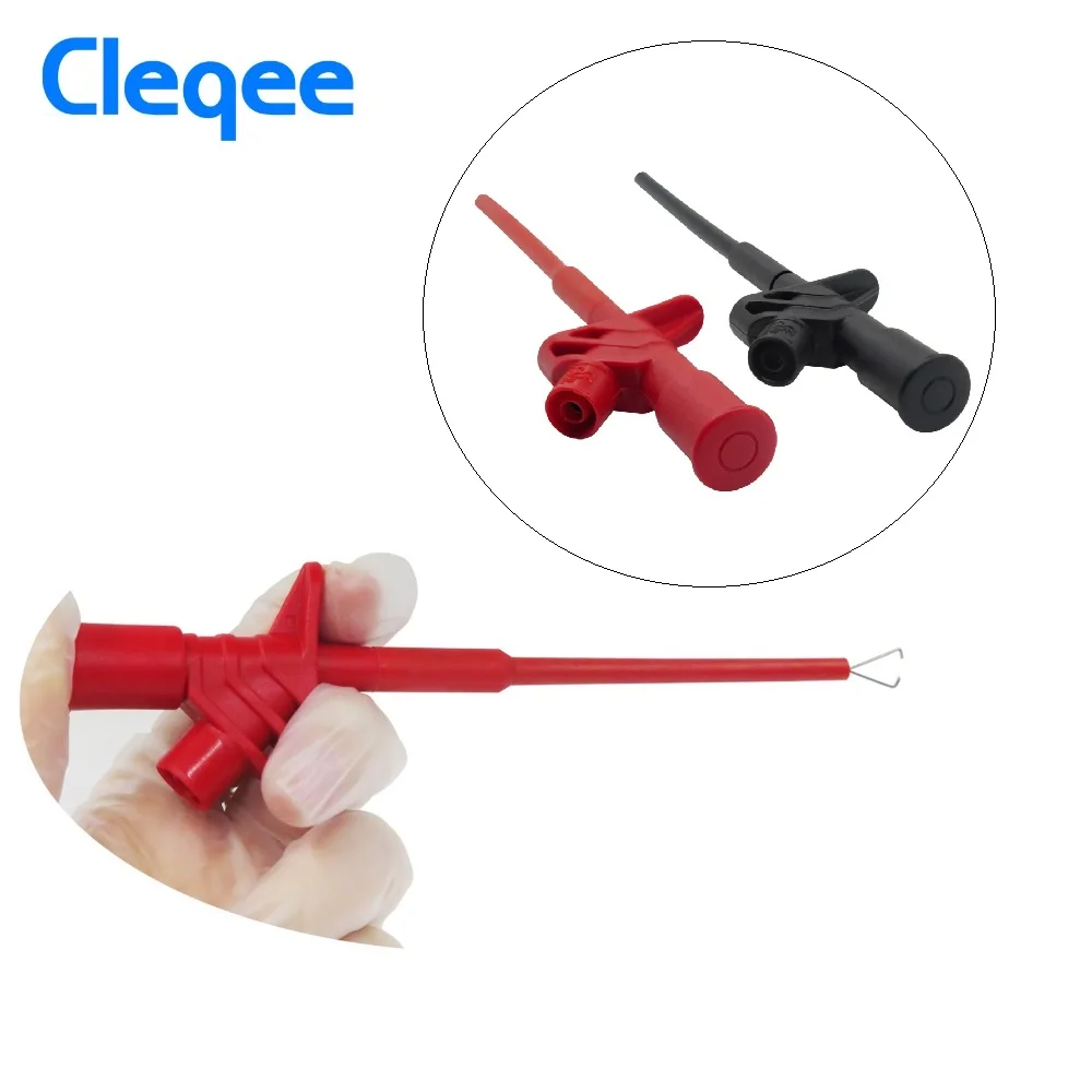 Cleqee P1600D 10 в 1 мультиметр зонд кабель тестовые выводы комплект автомобильных