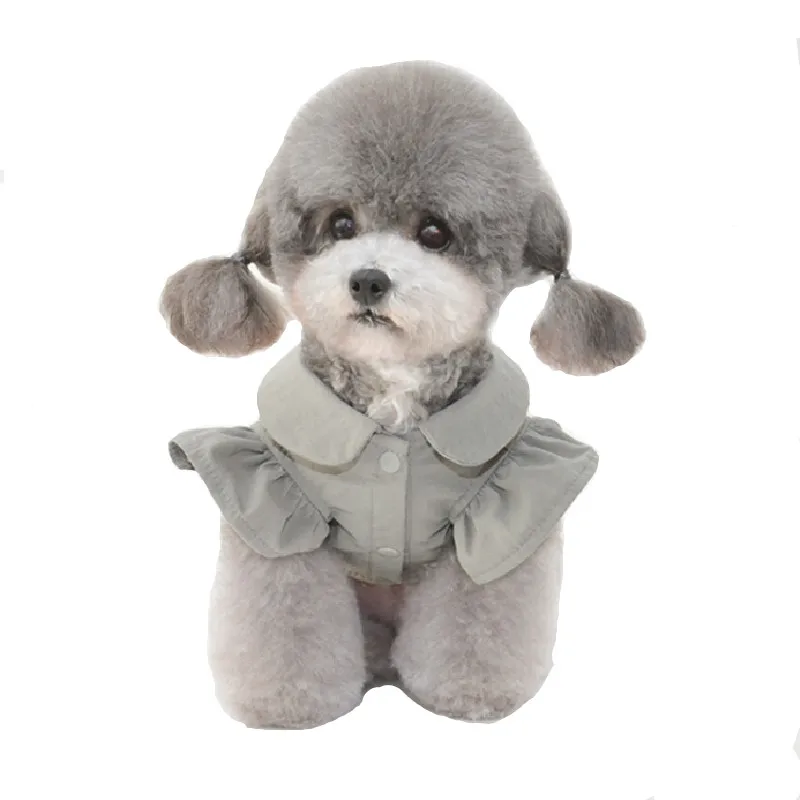 

Модная одежда для собак, классическое платье с рукавом-бабочкой для щенков, летняя рубашка для маленьких собак, милый костюм для собак и кош...