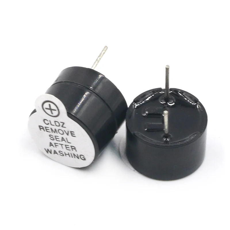 10 шт 5v активный зуммер Магнитный длинный непрерывный сигнал бипера 12*9,5 мм - Цвет: 12V