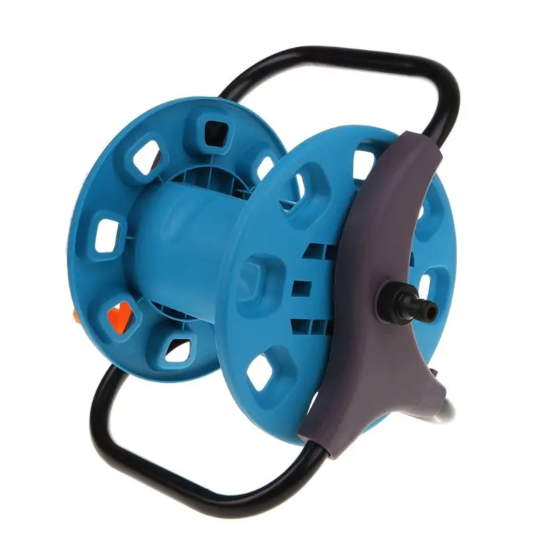 Portable Garden 25M Water Hose Reel Cart Storage Rack Holder Winding Waterpipe Bracket Shaking Tools L4MF | Дом и сад