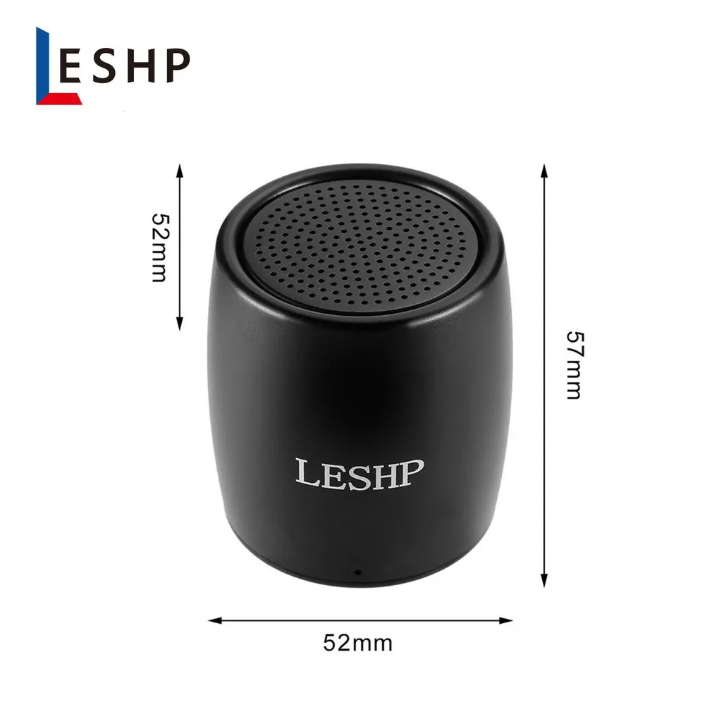LESHP Портативный беспроводной Bluetooth 3 0 динамик Прочный лучший бас 3D стерео
