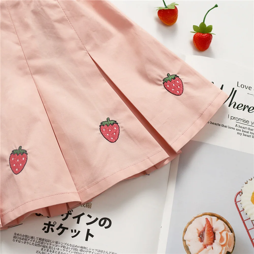 Детская юбка-пачка с клубничкой Tonytaobaby летняя для маленькой принцессы | Мать и