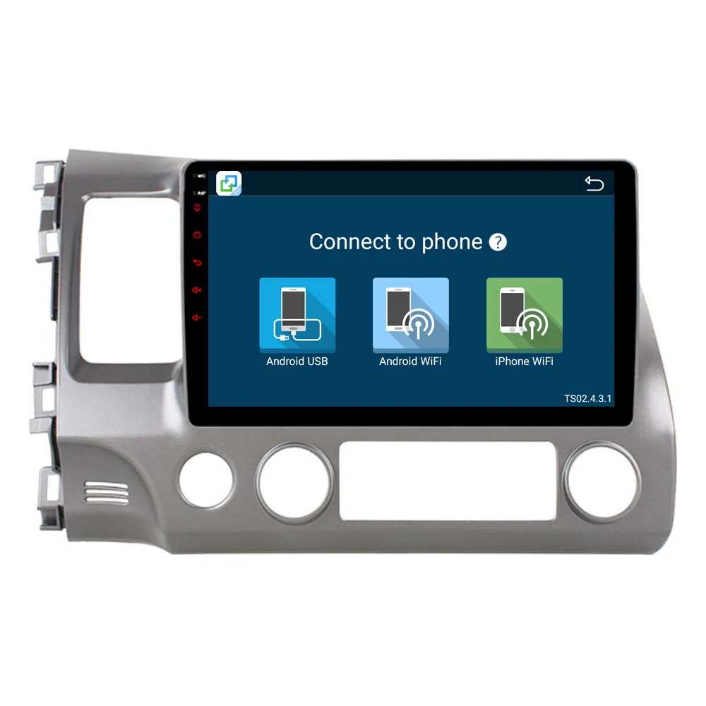 Автомагнитола RoverOne для Honda Civic 2006-2011 Android 9 0 стерео GPS-навигация Центральный