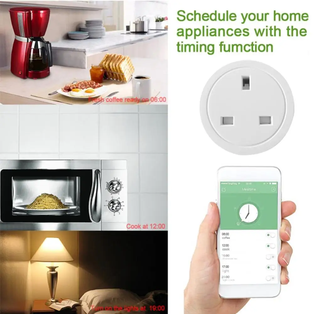 Умный Wi Fi выключатель HomeKit/Dohome розетка стандарта США/ЕС работает с приложением Apple