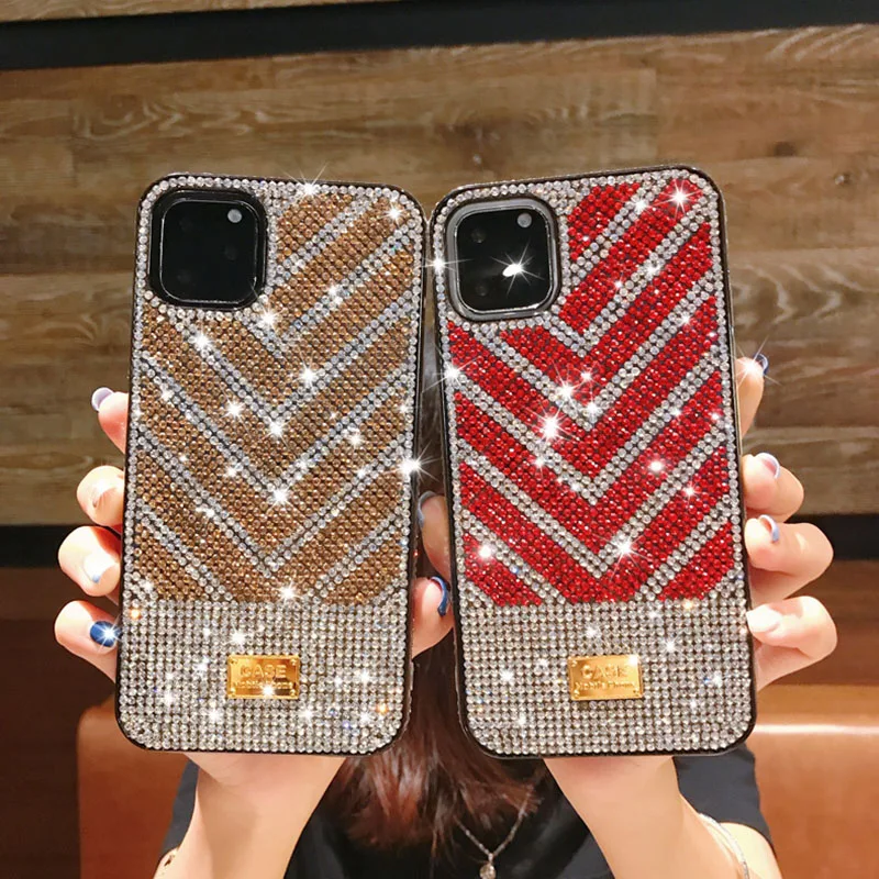 Роскошный Алмазный блестящий чехол для iPhone 11 Pro X XS Max XR мягкий силиконовый 7 8 6 6S Plus