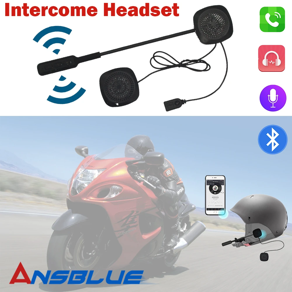 Мотоциклетная гарнитура динамик громкая связь мотоциклетный шлем Bluetooth для
