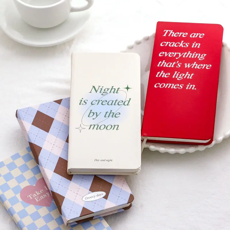 

Paper Warm Breath Series Weeks Handbooks Ins Creative Checkered Simple Notebook Diary Carrying Book