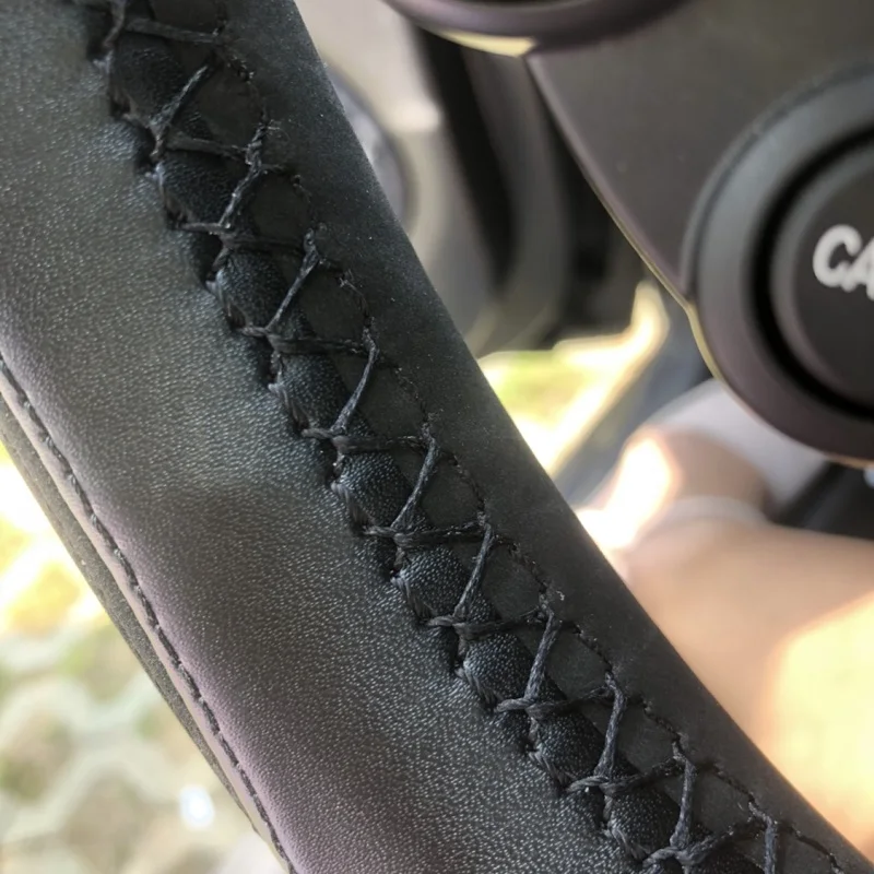 Чехол на руль автомобиля из натуральной кожи защитный чехол для Smart fortwo forfour 2015 2016