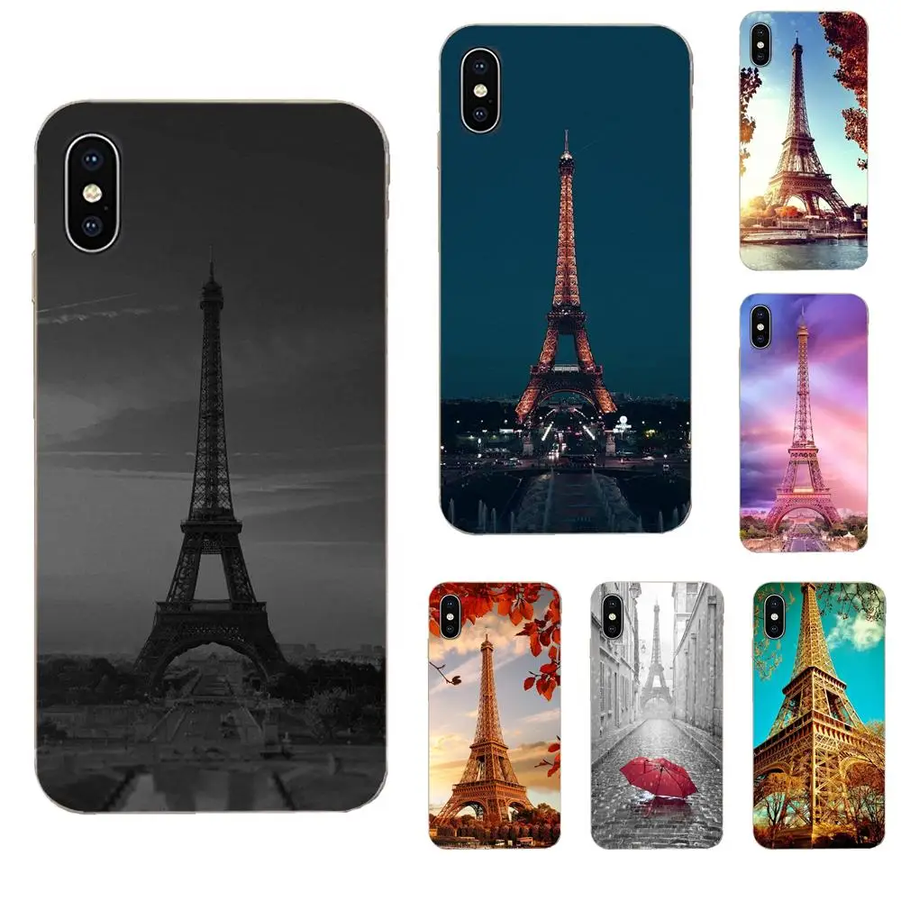 Париж Эйфелева башня Мягкий защитный чехол из кожи для huawei P7 P8 P9 P10 P20 P30 Lite Mini Plus Pro
