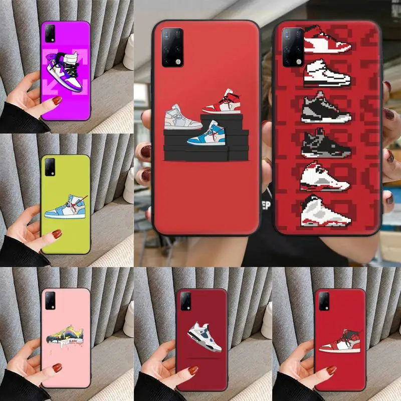 

Sneakers Trend Fashion Shoes Brand Phone Case For Redmi 9a 8a 7a 6a K20 note10 note9 note8 note7 note6 pro soft Cover Fundas