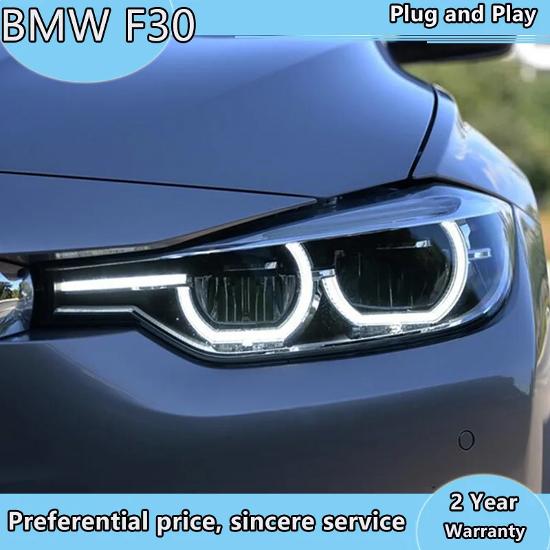 Автостайлинг для BMW 3 серии F30 F35 передсветильник ры s 2013 2015 двухлучевой объектив
