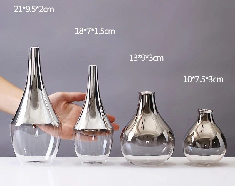 

Modern Creative Glass Vase Decoration Home Living Room Flowers Home Decoration Fun Gifts Plants Pots Furnishing