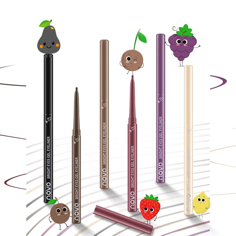 

Лидер продаж, водостойкий долговечный карандаш для глаз, маленькая золотая ручка, быстросохнущая подводка для глаз, жидкий карандаш для гла...