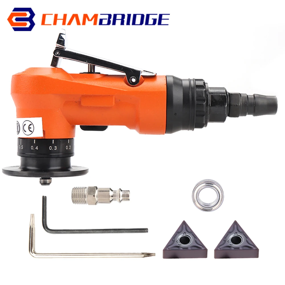 

Adjustable Mini Pneumatic Chamfering Machine Metal Trimming 45 Degree Hand-Held Chamfer Machine for Air Pneumatic Tools