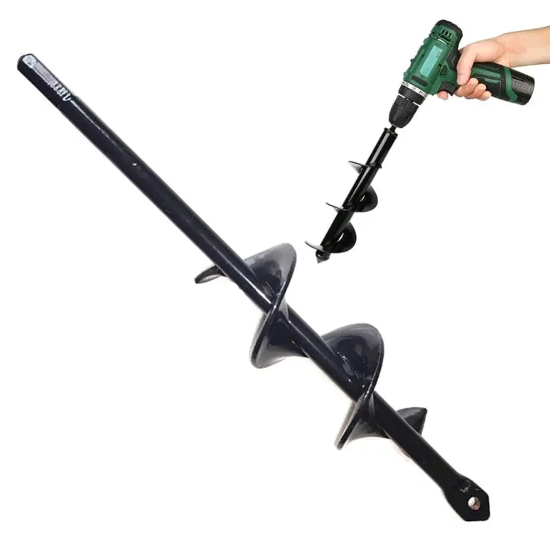 

Garden Auger Spiral Drill Bit Hand Drill Electric Drill Ground Bit Irrigating Planting Auger Drill Bit Digs Hole P82D