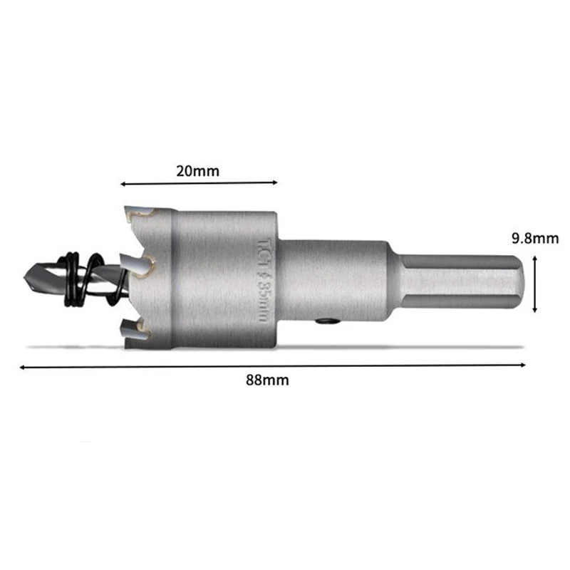 1 шт. HSS Отверстие Сверло нержавеющая сталь отверстие открывалка металлическая