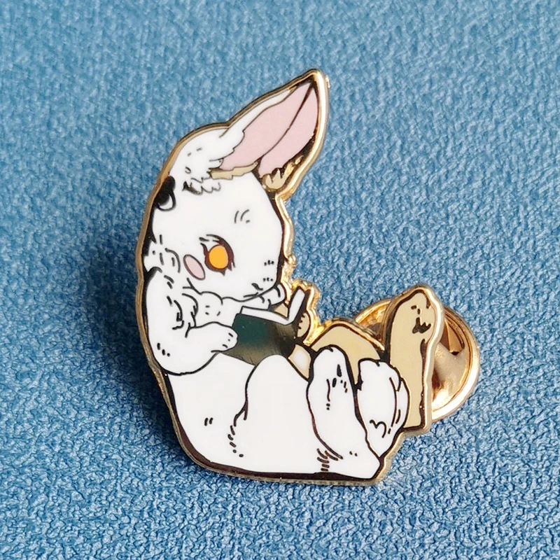 Мультяшный кролик зайчик книги для чтения искусство рюкзак шляпа сумка джинсы