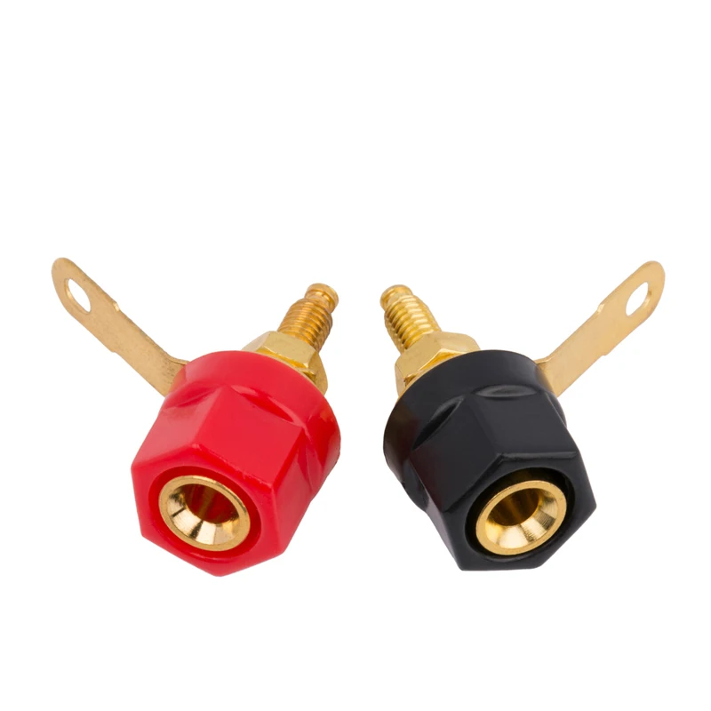 1PCS JS-910B 4mm Banana Plug Jack Socket Female Binding Post For Speaker Audio Terminals Splice | Электроника