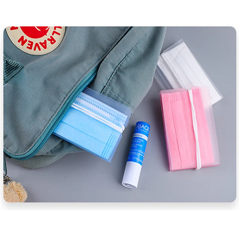 Портативная Складная маска для хранения одноразовые маски органайзер чехол