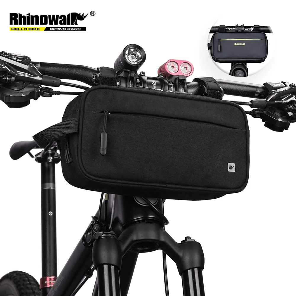 

Rhinowalk 2021Bike New Handlebar Bag Waterproof Bicycle Frame Pannier Bag Multifunction Portable Shoulder Cycling Accessories