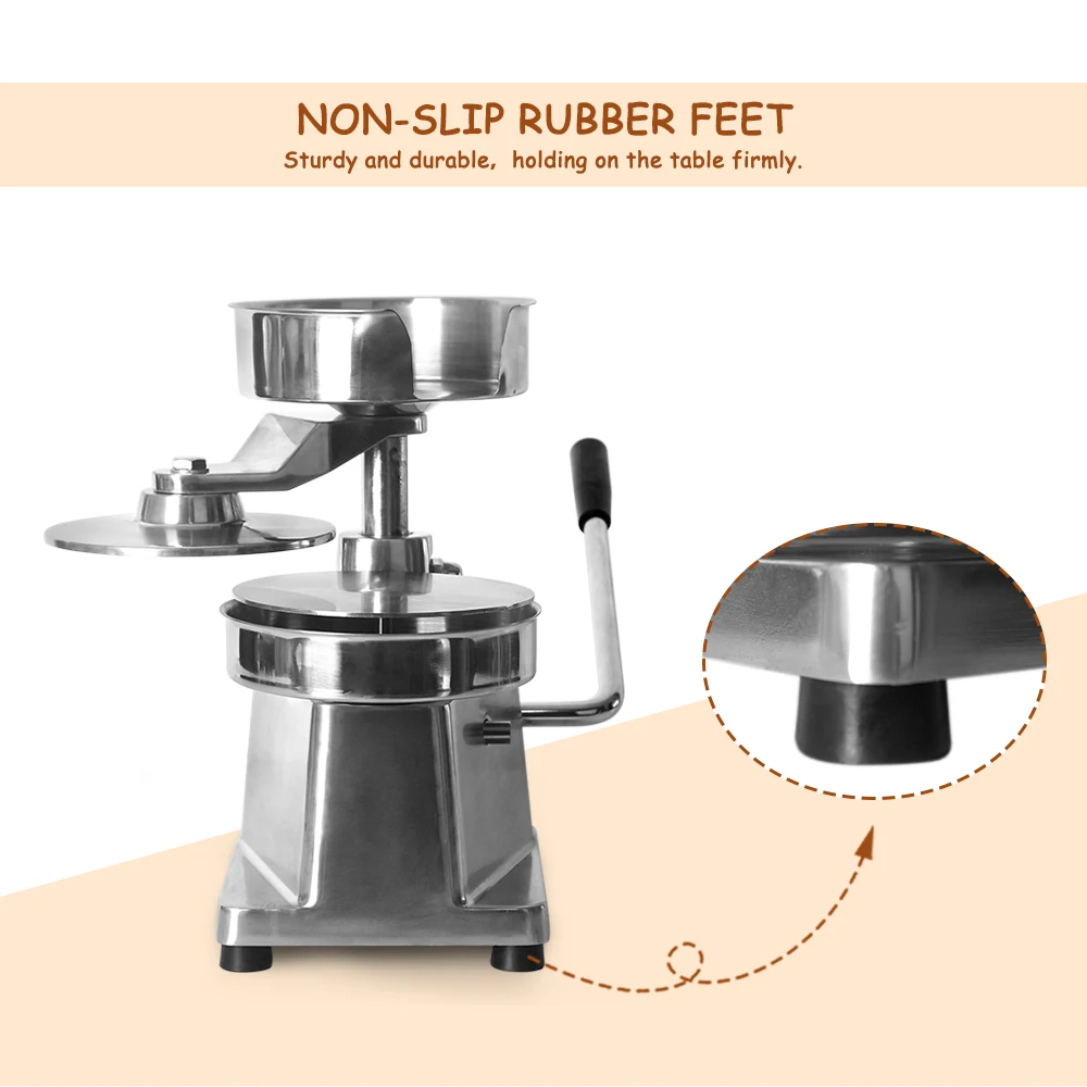 Ручная машина для приготовления гамбургеров 150 мм нарезки кухни/коммерческий