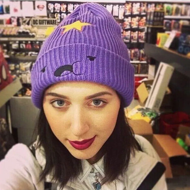 Новые зимние шапки для женщин и мужчин модная Милая шляпа модно-звезды модель