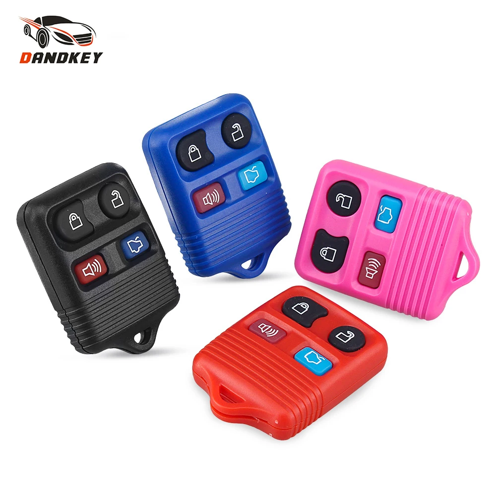 Чехол для ключа с дистанционным управлением и 4 кнопками Ford Mustang Focus Lincoln LS Town|Ключ