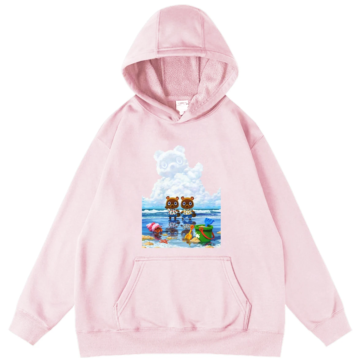 

Animal Crossing Boys Cartoon Sweatshirt Long Sleeve Hooded Tops Girls Hoodies New Children's Clothing Loose Streetwear Hoodie