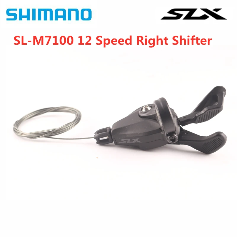 Right Shifter SHIMANO SLX SL-M7100 2s 12s 2x12 рычаг переключения скоростей M7100 рычаг переключения скоростей 24 скорости SHIMANO - Цвет: Right Shifter