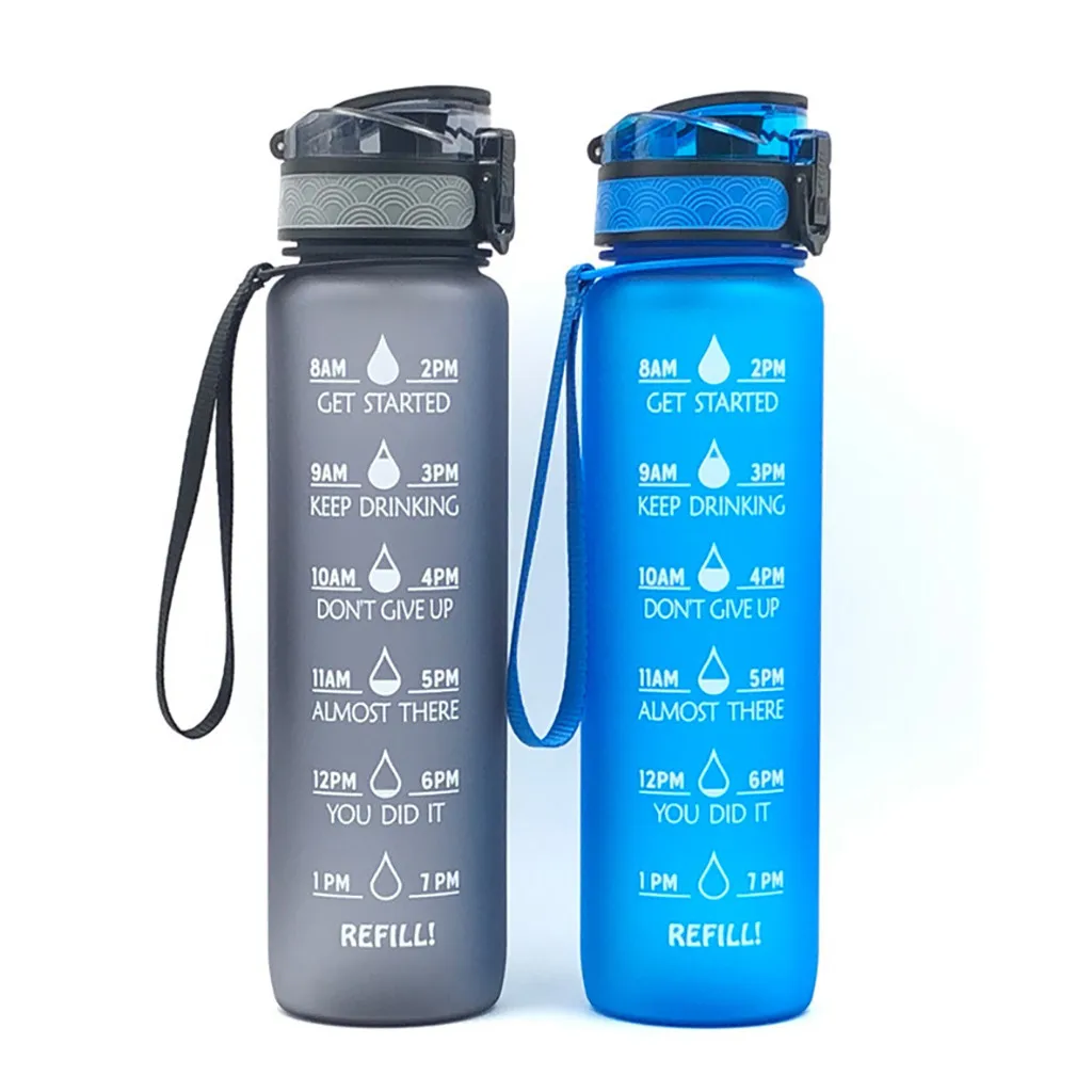 Летняя уличная спортивная пластиковая чашка для питья колпачок с отскоком