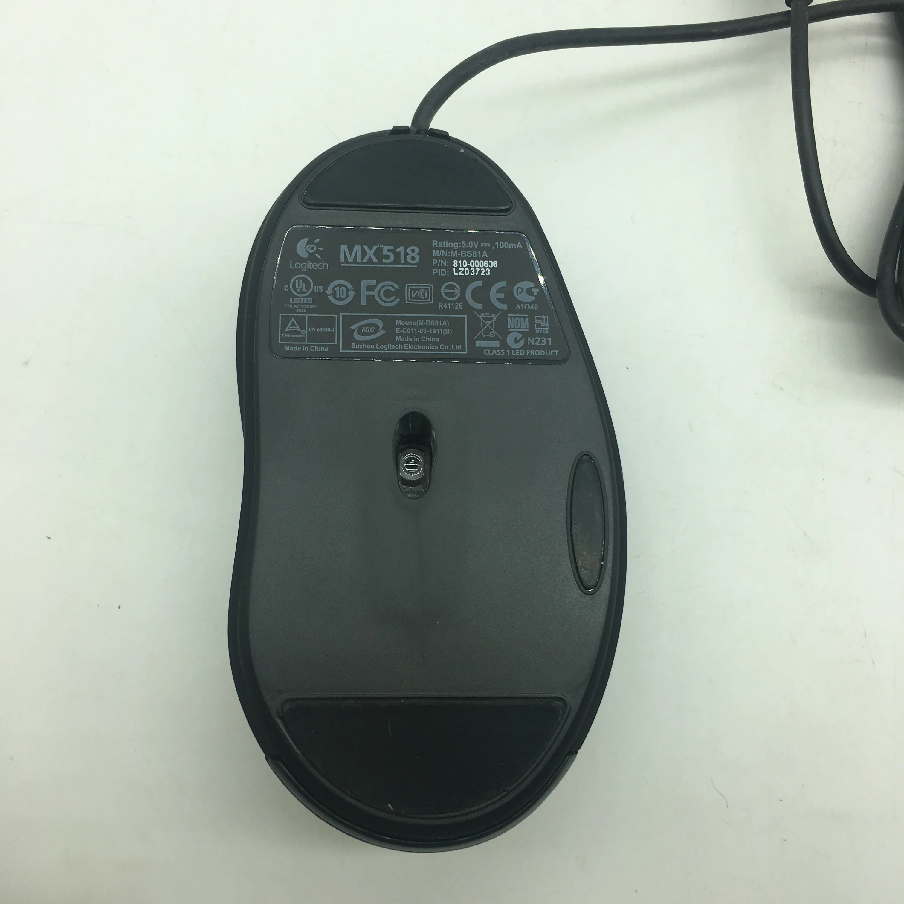 Оригинальная Классическая игровая мышь Logitech MX518 1600DPI|Мыши| |