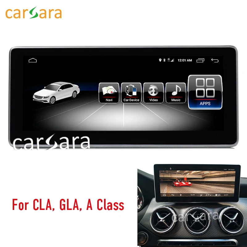 2G оперативной памяти 10 25 &quotAndroid монитор для GLA CLA A Class W176 45 200 250 2013 до 2015 сенсорный