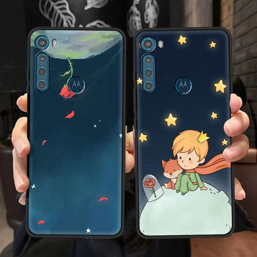 case for motorola moto g9 play g8 power lite one fusion plus hyper g30 g10 soft g stylus phone coque fundas the little prince free global shipping