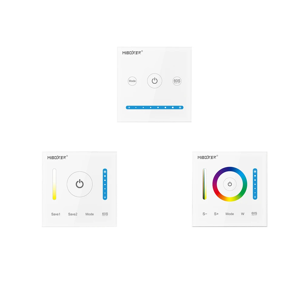 

Milight P1/P2/P3 Smart Panel Controller Widely Used On The Controlling of Single Color CCT RGB RGBW LED Strips Panel Lights