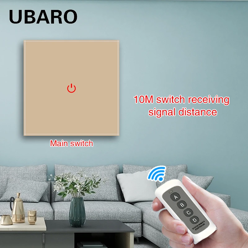 UBARO 433MHZ Remote Controller White PC Material Without Battery Type 12V 23A Four Buttons Learning Matches Code Transmitter |