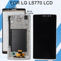catteny original ls770 display for lg ls770 g4 stylus lcd touch panel digitizer assembly h635 h630 h540 screen with frame