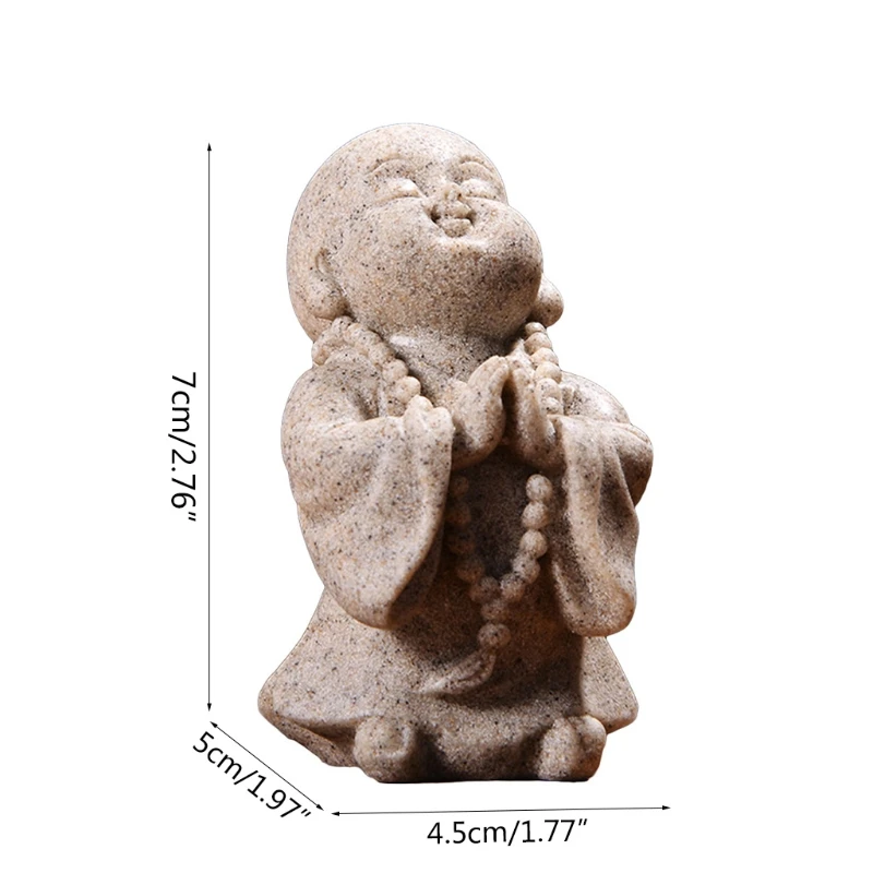 Орнамент из смолы для аквариума минималистичные украшения Будды аквариумные