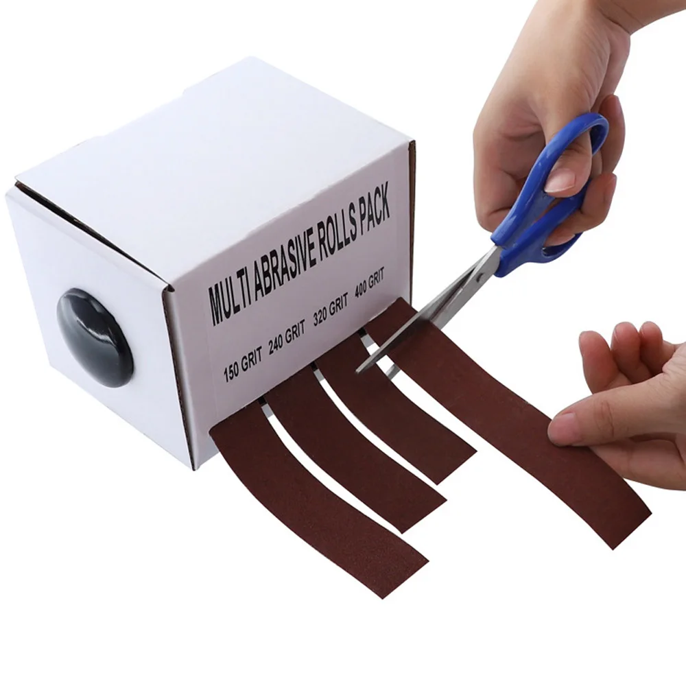 

Abrasive Belt Boxed Corrugated Cloth Roll Soft Emery Cloth Roll Dry Grinding Metal Glass Woodworking Sanding Paper
